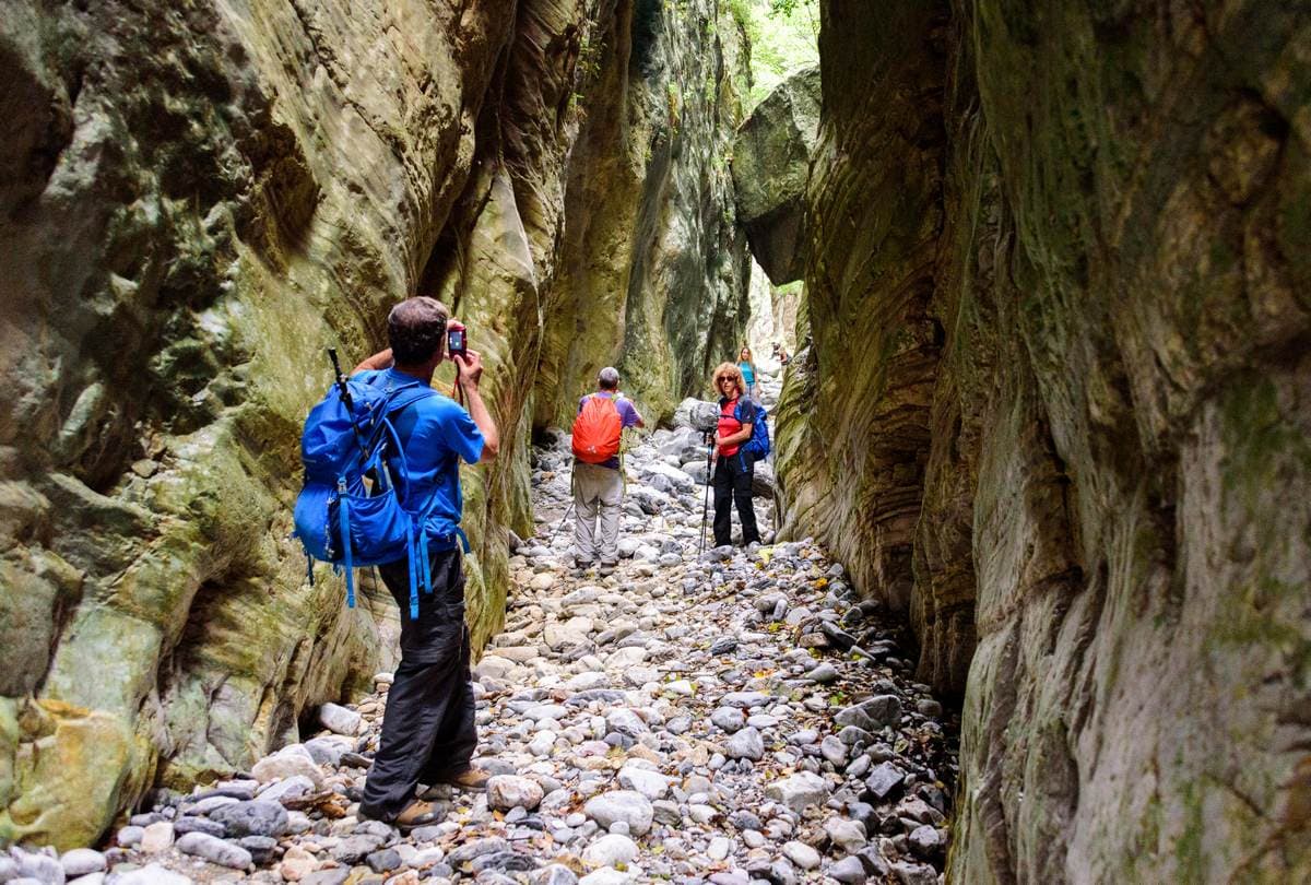 Hiking Ridomo Gorge 6061