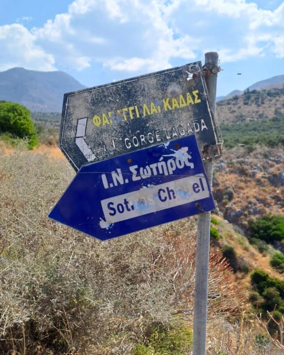 authentic signpost pointing the deep history of Mani