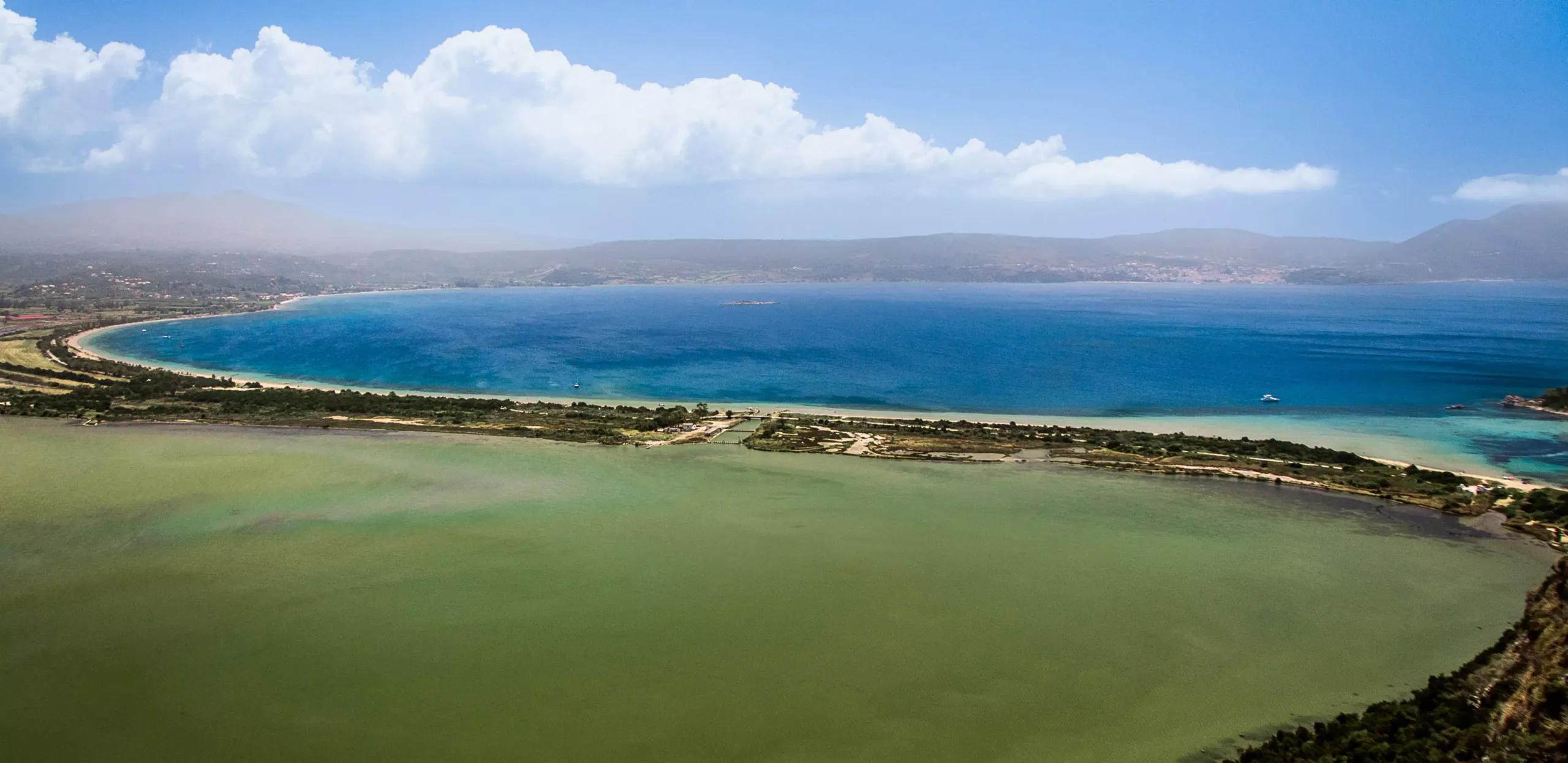 Explore Messinia- Panorama of Gialova lagoon and Navarino bay