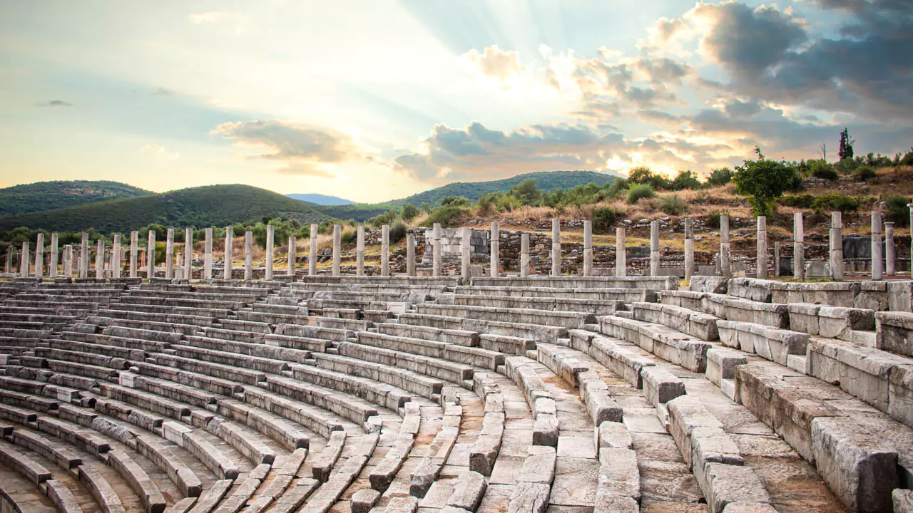 Explore Messinia-Ancient Messene's stadium Explore Messinia-Ancient Messene's stadium